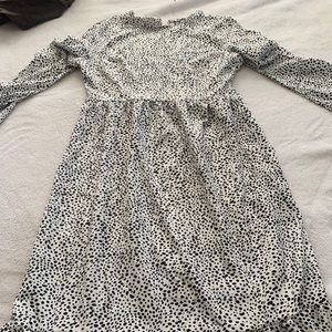 Black and white dress